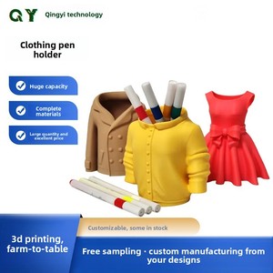 Table de classe moderne en plastique imprimée en 3D, support créatif pour stylos et vêtements, ornements de bureau, fournitures scolaires pour étudiants - Product Image 2