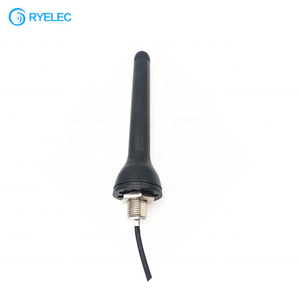 Antenne antidéflagrante 433 MHz à montage sur vis pour système de contrôle industriel 135 mm avec connecteur SMA mâle noir, blanc RY-MB-31470 1m RG174 CN;JIA - Product Image 3