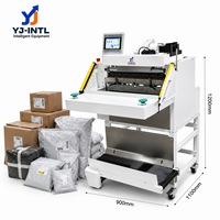 Machine d'emballage automatique à grande vitesse avec cœur PLC pour l'emballage de colis e-commerce, sacs postaux en polyéthylène, fonctions d'étiquetage et de scellage