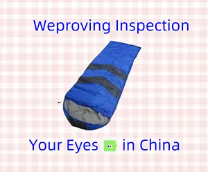 inspection & quality control services of sleeping bag outdoor products quality control service in Zhenjiang jiangsu