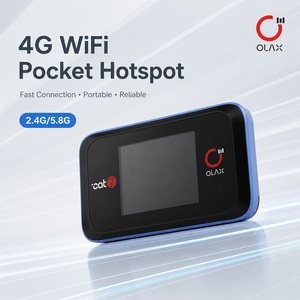 OEM/ODM OLAX MT60 4G LTE Pocket WiFi 6 <b>Router</b> Cat7 300Mbps <b>Mobile</b> Hotspot With LCD Screen 4000mAh Battery in Stock High-Speed Wi - Product Image 2