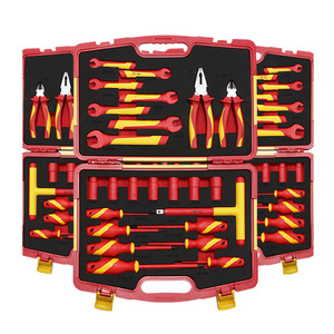 Kit d'outils électriques sans fil : Perceuse, Clé à chocs, Jeu de douilles, Clé à cliquet, Embouts – Réparation mécanique, usage domestique et jardinage HXT001 Tout-en-un Sécurité - Product Image 4