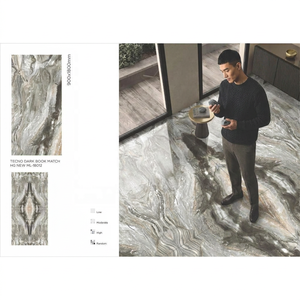 Aric Choco 900x1800mm Porcelain Glazed Tiles Polished Onyx Marble Look <b>For</b> Classic Decor Sintered Stone Slabs - Product Image 6