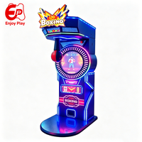 Enjoyplay 2026 Promotion Machine de boxe d'arcade professionnelle à monnayeur avec structure en acier pour centres de jeux