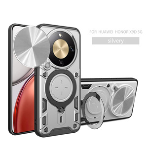 Funda Protectora para Teléfono con Anillo Magnético <span class=keywords><strong>de</strong></span> TPU y PC a Prueba <span class=keywords><strong>de</strong></span> Golpes, Protección Deslizante para la Lente, para <span class=keywords><strong>HONOR</strong></span> X9D 5G, MOQ 10 Piezas - Product Image 2