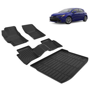 Alfombrilla impermeable para maletero <span class=keywords><strong>de</strong></span> coche para todo tipo <span class=keywords><strong>de</strong></span> clima, alfombrillas personalizadas 3D Tpe para asiento trasero <span class=keywords><strong>de</strong></span> <span class=keywords><strong>carga</strong></span> trasera para Toyota Corolla Hatchback 2019-2025 - Product Image 2