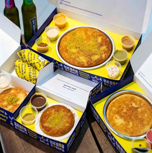 Boîte de présentation personnalisée pour Kunafa arabe, boîte à emporter pour pain, gâteaux et desserts, design de boîte alimentaire Knafeh/Kunafa/Kunafe, boîte bento - Product Image 4