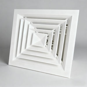 ตะแกรงกระจายลมแอร์แบบฝังฝ้าเพดานทรงสี่เหลี่ยม 4 ทิศทาง ทำจากพลาสติก ABS สี<span class=keywords><strong>ขาว</strong></span> ราคาโรงงาน - Product Image 6