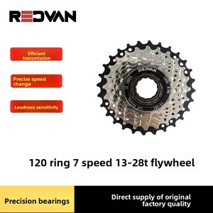 Redvan modifié 7/8/9 vitesses 13-28T/32T roue libre en acier finition nickel haute efficacité respectueux de la rue <span class=keywords><strong>120</strong></span> décibels pour la montagne - Product Image 6