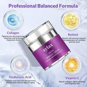 Crème raffermissante pour le cou avancée, acide hyaluronique, lifting des rides, resserrement de <span class=keywords><strong>la</strong></span> <span class=keywords><strong>peau</strong></span>, anti-âge, hydratation intense, Sylax - Product Image 2