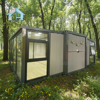 Meilleures ventes : Maison conteneur de luxe de 20 pieds, design moderne, bureaux temporaires, maison préfabriquée, maisons modulaires, mini-villas