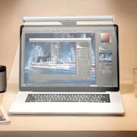Lampe d'écran USB à gradation progressive, protection des yeux, portable, barre lumineuse LED suspendue pour lecture électronique, pour ordinateur portable