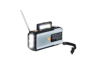 <span class=keywords><strong>Radio</strong></span> a manovella, <span class=keywords><strong>radio</strong></span> meteorologica portatile AM/FM NOAA, torcia di emergenza a manovella con pannello solare e batteria ricaricabile da 2000 mAh - Product Image 5