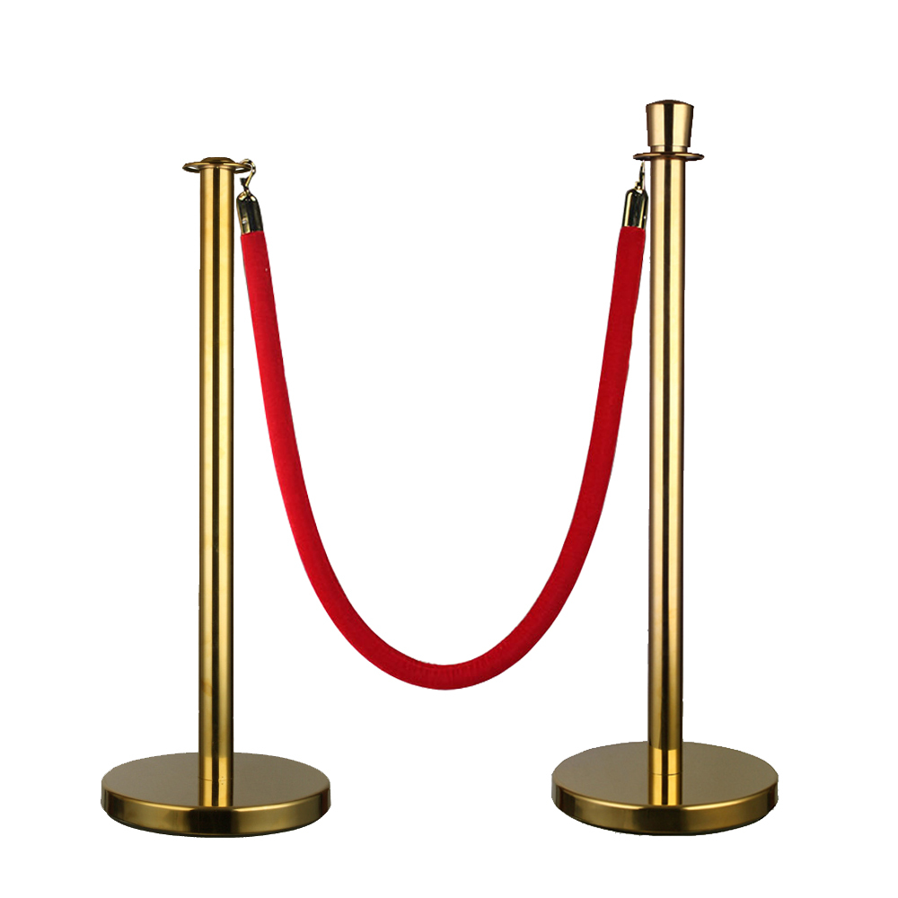 Concert use crowd control barriers/Rope pole stanchion/Rope barrier
