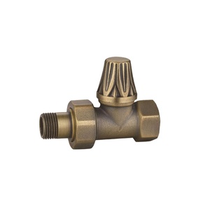 <span class=keywords><strong>Valvole</strong></span> per Radiatori in Ottone Massiccio, Ingresso e Uscita Diritte, Regolabili, Design Tradizionale per il Mercato UK - Product Image 3
