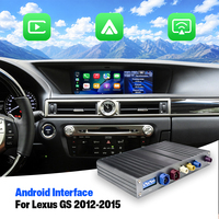 Module d'interface multimédia vidéo Android CarPlay 8+128 Go pour mise à niveau d'écran OEM Lexus GS 2012-2015 – Filaire, garantie 1 an
