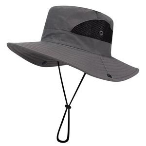 Sombrero de Pescador de Lona a Rayas Personalizado para Verano, Unisex, Protección Solar Informal, 100% Poliéster, para Senderismo, Camping, Pesca y Viajes - Product Image 3