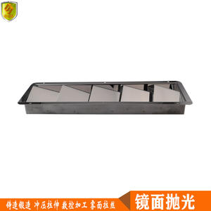 Rejilla de Ventilación de Acero Inoxidable Curvada de 5 Secciones, 322 mm, Salida de Aire Transpirable, Rejilla Cuadrada de Malla para Registro de Calor - Product Image 4