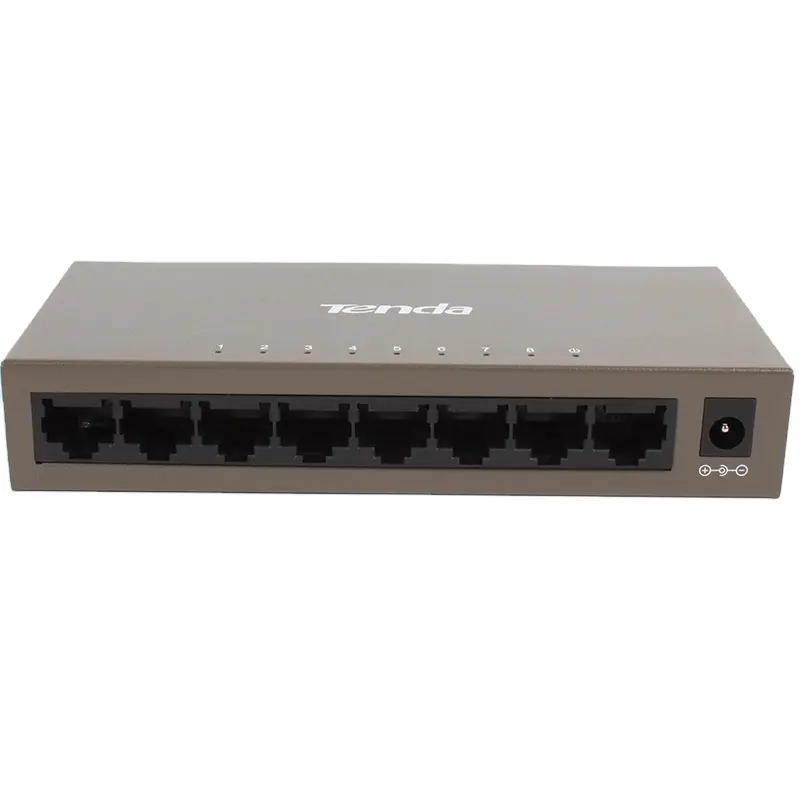 Tenda TEG1008M 8 Poorten 10/100/1000Mpbs Gigabit Ethernet Switch,Ethernet Netwerk Switch, auto Mdi/Mdix, Vlan