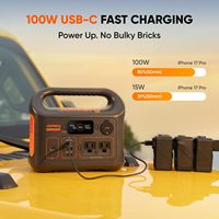Station d'alimentation portable Explorer 300 292Wh avec batterie LiFePO4, générateur solaire, sorties AC/USB pour camping, chasse et pannes de courant