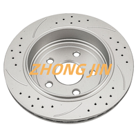 330mm geschlitzte gebohrte hintere Bremsscheiben für Jeep Grand Cherokee 2011-2021 Dodge Durango 2011-2023