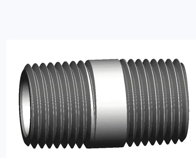 Conector de pezón macho roscado NPT de latón, 1/2"