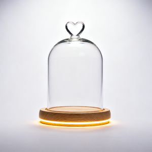 Campana Decorativa in <span class=keywords><strong>Vetro</strong></span> con Incisioni Religiose e Musicali, Copertura per Alimenti all'Ingrosso - Product Image 4