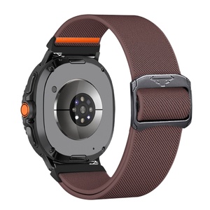 <span class=keywords><strong>Correa</strong></span> elástica de nailon con paracaídas para reloj Samsung <span class=keywords><strong>Galaxy</strong></span> 40 44 <span class=keywords><strong>46mm</strong></span>, pulsera para reloj 8 8 Classic 2025 - Product Image 1