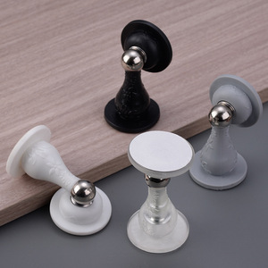Soft Rubber Door Stopper Floor Mount PVC Cartoon Style Easy Installation For Rooms Bathrooms Bedrooms - Product Image 1