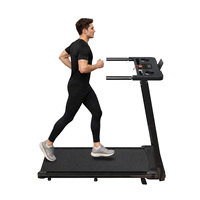 Tapis de marche pliable à inclinaison manuelle de 5 % pour sous le bureau, équipement de fitness à domicile avec verrou de sécurité