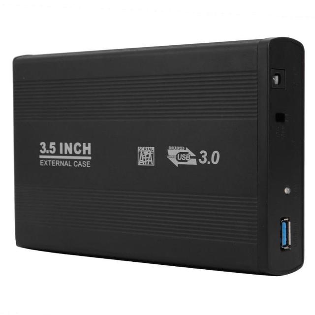3.5" HDD Case Dock SATA to USB 3.0 External Hard Drive Enclosure Adapter Disk HD SSD Box