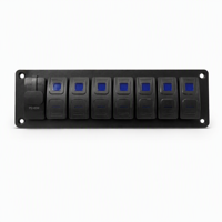 DAMAVO chargeur rapide étanche 12V-24V interrupteurs à bascule panneau USB 4-7 gangs pour camion grue machines de Construction utilisation de bateau