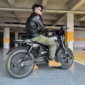 Vélo électrique de ville haute performance, noir premium, avec batterie longue portée, Fatbike pour les trajets quotidiens des adultes, vélo électrique SK-2 - Product Image 6