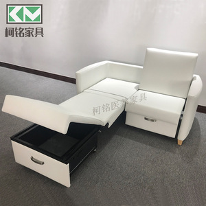 Canapé-lit de l'hôpital Ke Ming 1480*850*920mm avec rangement pour patients et personnel - Product Image 1