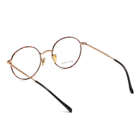 Lunettes de vue rondes en métal de haute qualité