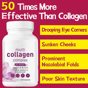 Cápsulas de Colágeno para la Salud Ocular con Luteína, Zeaxantina y Vitamina A, Fórmula para el Cuidado de los Ojos con Protección contra la Luz Azul para Adultos - Product Image 2