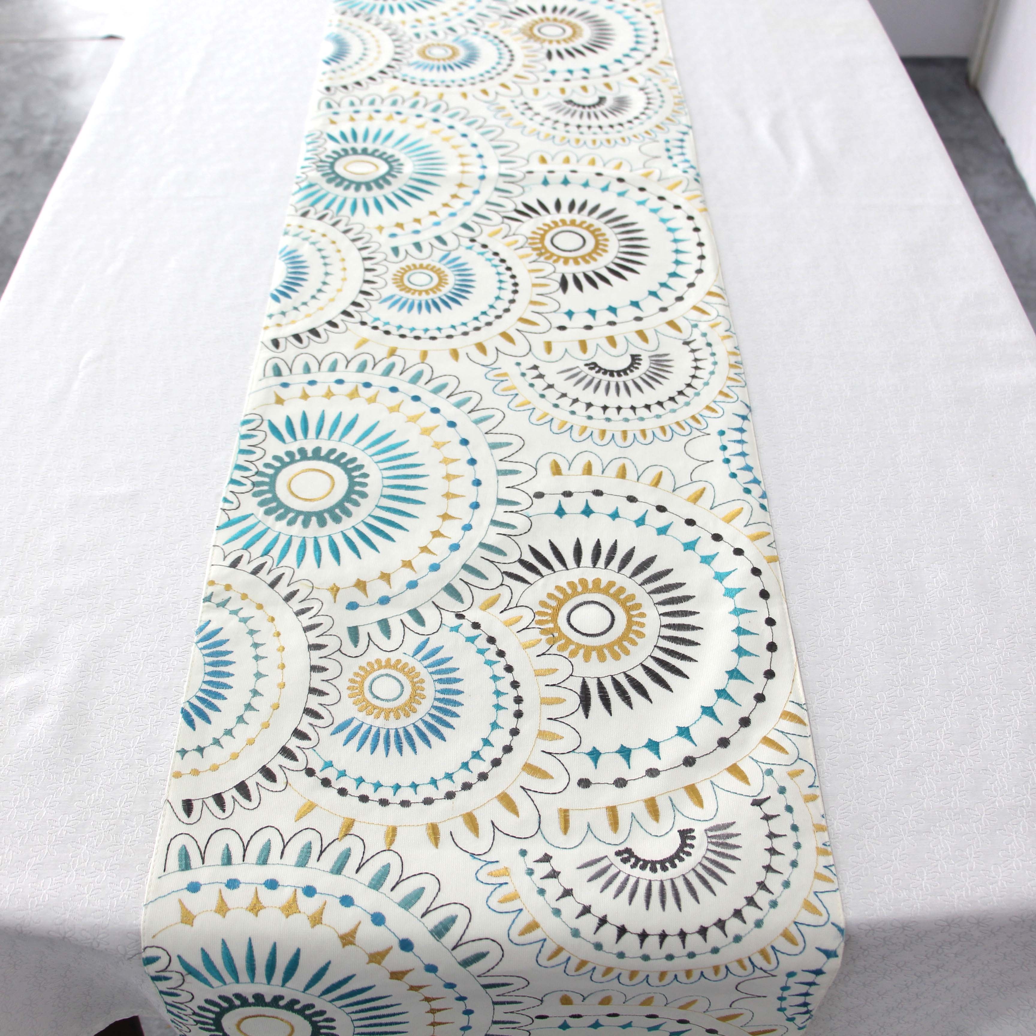 Пользовательский дизайн печати подходит для кухни горячая Распродажа 100% хлопок Ресторан Домашнее использование настольная дорожка