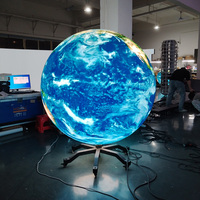 Pantalla LED Esférica, Pantalla Digital de 360 Grados, Globo LED Inmersivo, Esfera LED Publicitaria, Pantalla LED Flexible Digital en Forma de Bola