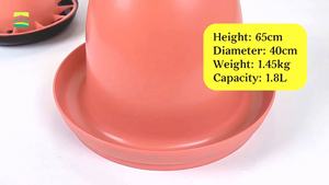 Bebederos automáticos tipo campana Plasson para aves de corral, equipo para granjas avícolas, bebedero Plasson para aves. - Product Image 4