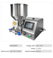 Remplissage automatique de gâteau Eclair Long Bread Burger Déposant Machine à gâteau