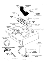 GK35-2C/80800 sac plus proche couture 3506099 /80634E pièces de rechange de fourche excentrique de levage d'alimentation pour machine à coudre industrielle