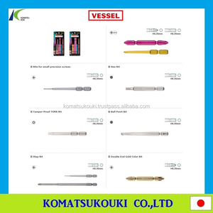 and Low-cost Industrial Grade Japan VESSEL Steel Handle Threaded Bits for <b>Screwdriver</b> - Product Image 3