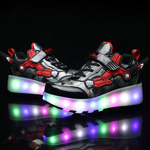 Zapatos con Ruedas para Niños, con Luces LED, Carga USB, Patines con Ruedas, Zapatillas con Luces Intermitentes para Niñas y Niños, Regalos, Zapatos con Ruedas - Product Image 4