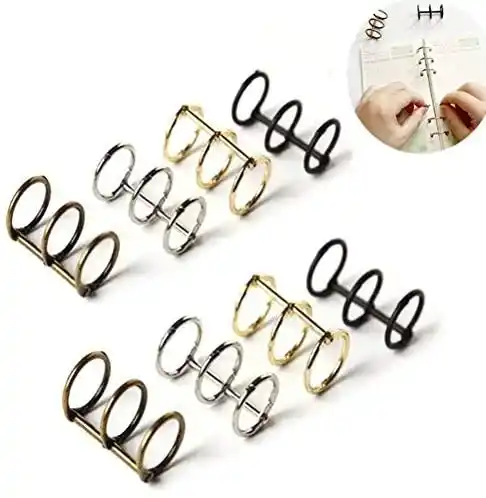 Simetufy Binder Rings 3 Inch(24 Pack) Metal Paper Rings,Large Key Rings,Extra  Large Metal Book Rings - Yahoo Shopping