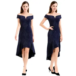 Nd018 vestidos para baile com decote em v, modernos, elegantes, novo, tomara-que-caia, feminino, casual, para noite