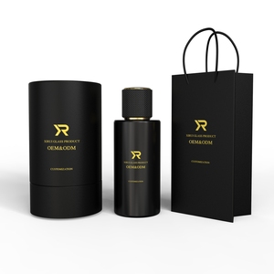 Flaconi di Profumo Rotondi di Lusso Personalizzati da 30ml 50ml e 100ml Vuoti, Contenitori Spray per Profumo con Scatole e Sacchetti per Imballaggio - Product Image 1