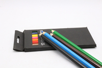 Ensemble de crayons de couleur de haute qualité, multicolores, 12 pièces, non toxiques, certifiés respectueux de l'environnement, pour la peinture sur bois des enfants