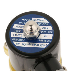 COVNA DN40 1.5 Inch 2 Way 24VAC Normally Closed Brass <b>Solenoid</b> <b>Water</b> - Product Image 3