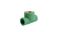 DESO PPR raccord à douille raccords en T NPT/BSPT filetage soudure tête de connexion douille nouveau matériau de construction système d'alimentation en eau