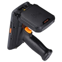 Lecteur portable robuste IP67 Android 15 pour étiquettes d'oreille de bétail, avec lecteurs externes LF 134,2 KHz FDX-B et HDX, 18 cm et 20 cm